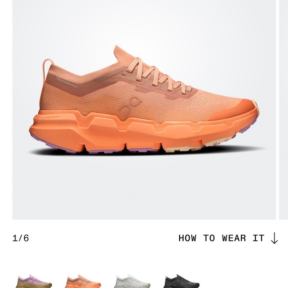 On Running Shoes - On Running Women's Cloudsoma Trail Running Tangerine Orange 7 $150